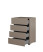 Komoda INCROCIO 59,7x78,3x40 cm Odcienie beżu, 7937802