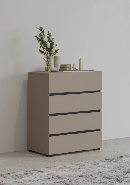 Komoda INCROCIO 59,7x78,3x40 cm Odcienie beżu, 7937804