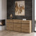 Komoda INCROCIO 180x78x40 cm Dąb wotan, 7937821