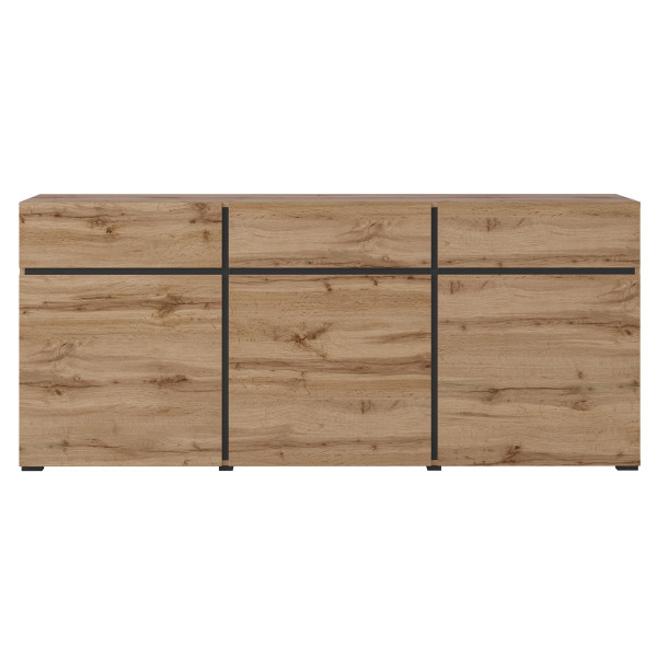 Komoda INCROCIO 180x78x40 cm Dąb wotan, 7937825