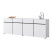 Komoda INCROCIO 225x78x40 cm Biała, 7937847