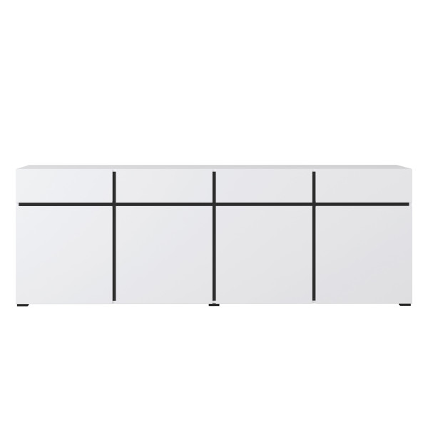 Komoda INCROCIO 225x78x40 cm Biała, 7937848
