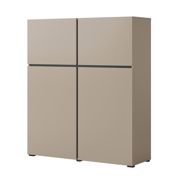 Komoda INCROCIO 119x139x40 cm Odcienie beżu, 7937879