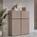 Komoda INCROCIO 119x139x40 cm Odcienie beżu, 7937880
