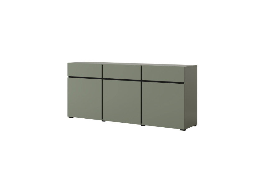 Komoda INCROCIO 180x78x40 cm Odcienie zieleni, 7937905