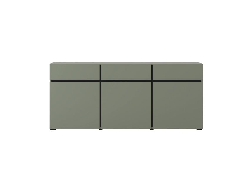 Komoda INCROCIO 180x78x40 cm Odcienie zieleni, 7937909