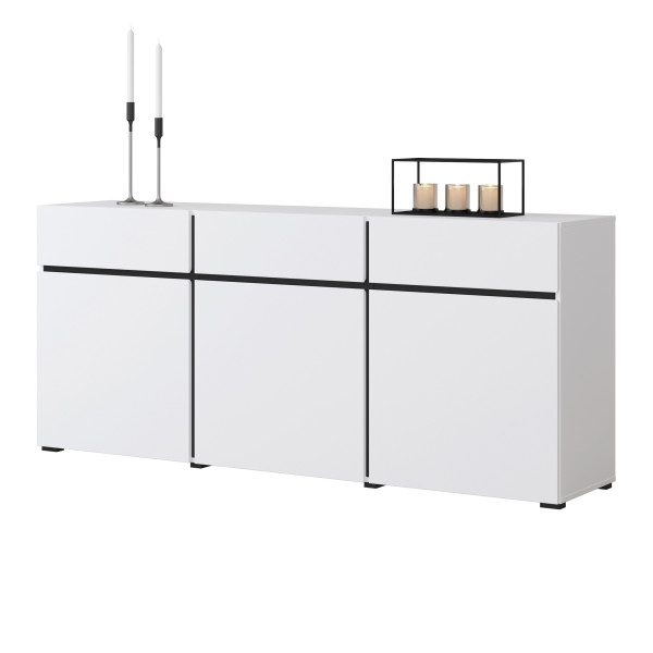 Komoda INCROCIO 180x78x40 cm Biała, 7937938