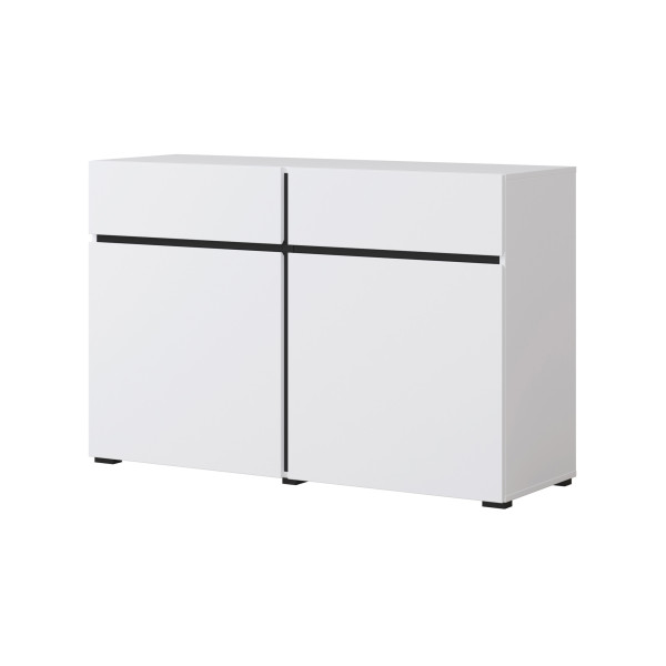 Komoda INCROCIO 119x78x40 cm Biała, 7937945
