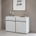 Komoda INCROCIO 119x78x40 cm Biała, 7937946