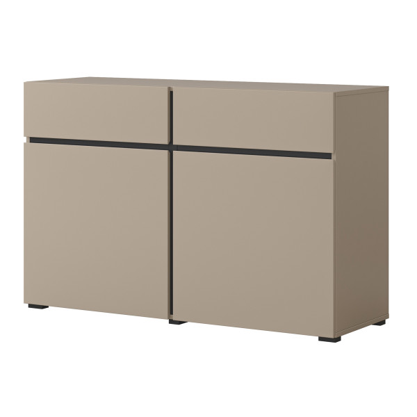 Komoda INCROCIO 119x78x40 cm Odcienie beżu, 7937959