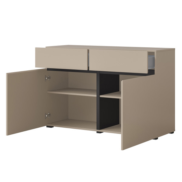 Komoda INCROCIO 119x78x40 cm Odcienie beżu, 7937961
