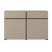 Komoda INCROCIO 119x78x40 cm Odcienie beżu, 7937964