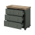 Komoda EVOLETTA 90x81x42 cm Zieleń, 7939830