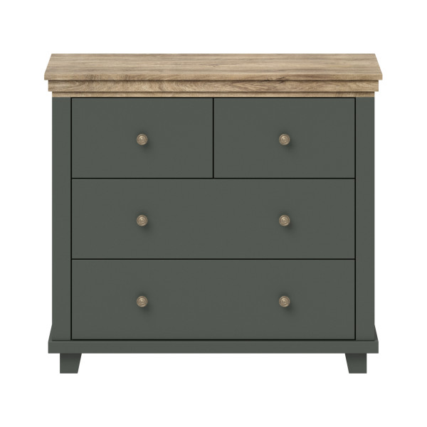 Komoda EVOLETTA 90x81x42 cm Zieleń, 7939832