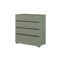 Komoda SICIO 80x85x40 cm Odcienie zieleni