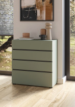 Komoda SICIO 80x85x40 cm Odcienie zieleni