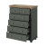 Komoda EVOLETTA 90x113x42 cm Zieleń, 7940110