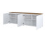Komoda ORVO 199,9x67,9x34,5 cm Biała, 7945835