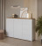 Komoda ORVO 150x100,3x34,5 cm Biała, 7945841