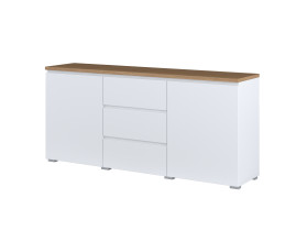 Komoda ORVO 150x67,9x34,5 cm Biała