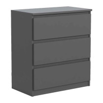 Komoda NUDO 70x78,5x39 cm Antracyt