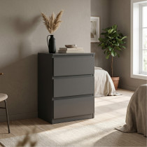 Komoda NUDO 70x78,5x39 cm Antracyt