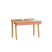 Inny kolor wybarwienia: biurko rise S dąb naturalny, orange (RAL 2012)