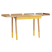 Inny kolor wybarwienia: biurko rise M dąb naturalny, yellow (RAL 075 70 70)