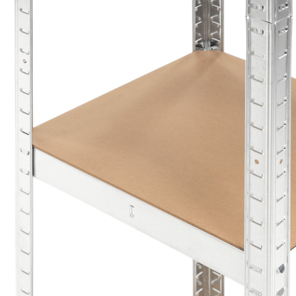 Regał magazynowy, metalowy 180x40x40 cm 5 półek udźwig 500 kg do piwnicy, 7961405