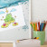 Magnetyczna tablica ozdobna w białej ramie, Wodna mapa 100x70 Wallfluent, 7988276