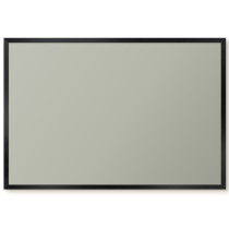 Tablica magnetyczna ozdobna w czarnej ramie, Neutralna szarość 60x40