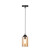 Lampa wisząca czarno-bursztynowy BISTRO 1xE27x40W Candellux, 8050854