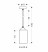 Lampa wisząca czarno-bursztynowy BISTRO 1xE27x40W Candellux, 8050855