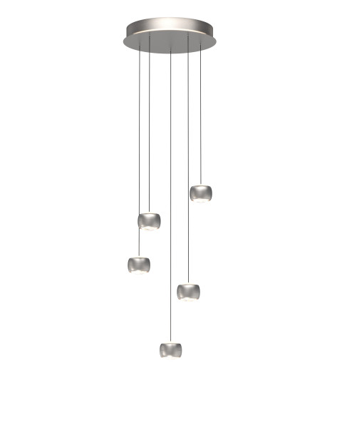 Lampa wisząca piątka okrągła Quiberon, 8054324