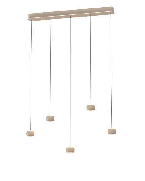 Lampa wisząca piątka prosta Quiberon, 8054338