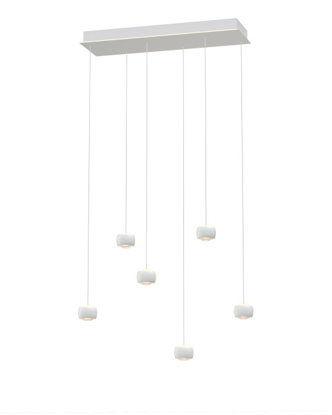 Lampa wisząca szóstka prosta Quiberon, 8054349