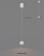Lampa wisząca jedynka Quiberon, 8055136