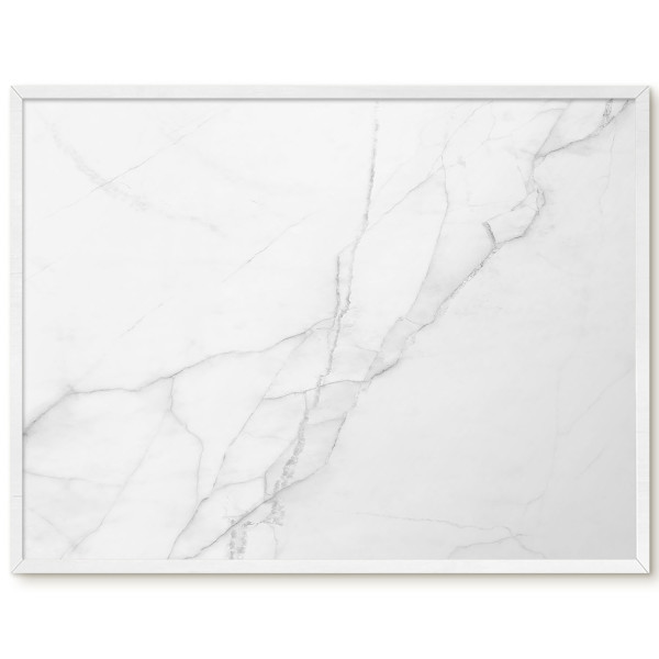 Tablica magnetyczna dekoracyjna w białej ramie, Marmurowy wzór 80x60, 8077423