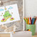 Dekoracyjna tablica magnetyczna w białej ramie, marmur elegancja 80x60, 8078562