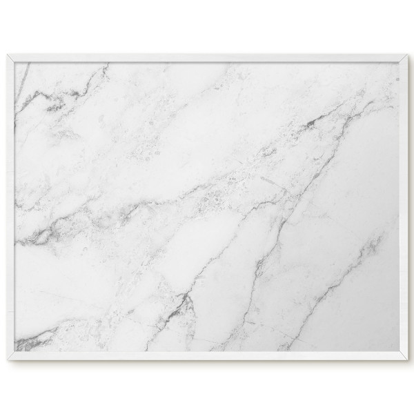 Dekoracyjna tablica magnetyczna w białej ramie, Marmurowy wzór 80x60, 8079451