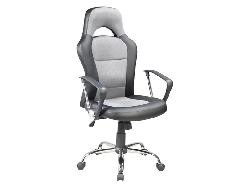 krzesło obrotowe czarny/szary Q-033, 80808