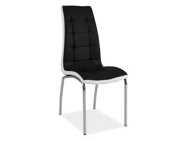 krzesło czarny/biały H-104, 80872