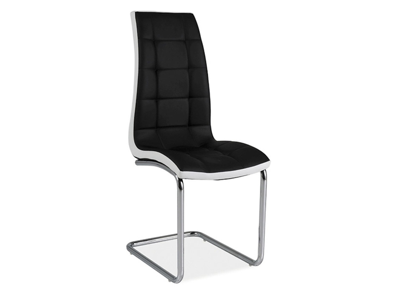 krzesło czarny/biały H-103, 80894