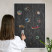 Tablica magnetyczna do salonu w białej ramie, Ceglana ściana 100x70, 8090639
