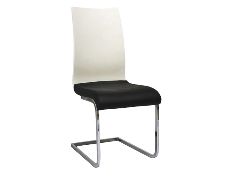 krzesło czarny/biały H-791, 80914