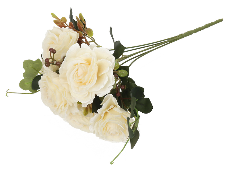 róża bukiet biały, 809654