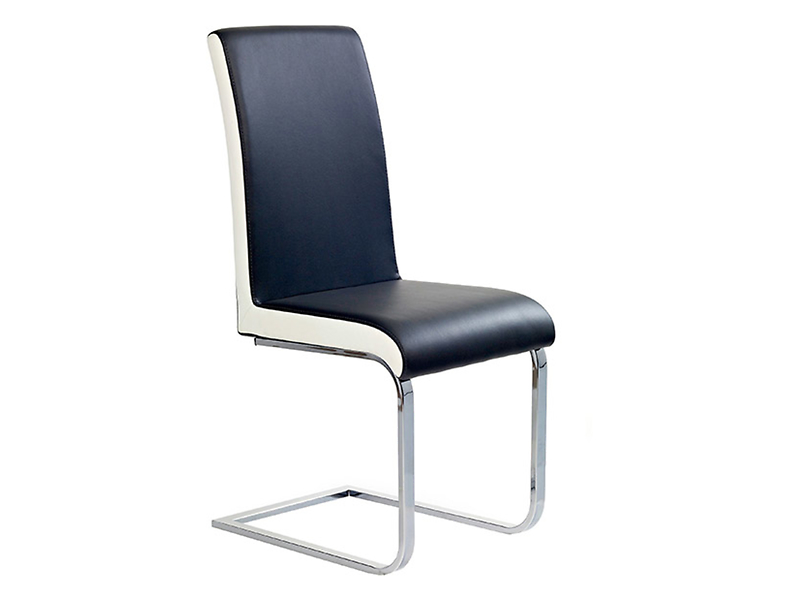 krzesło czarny/biały K-103, 81035