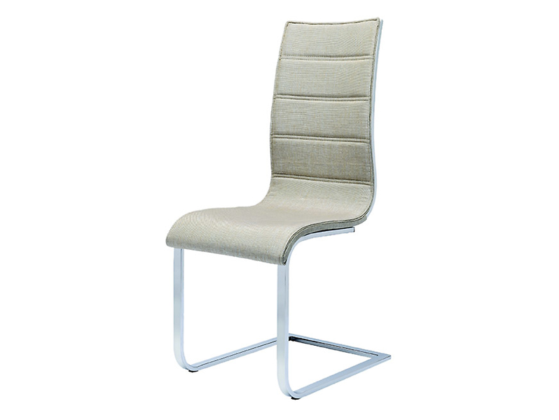 krzesło beż/sklejka biała K-104, 81050