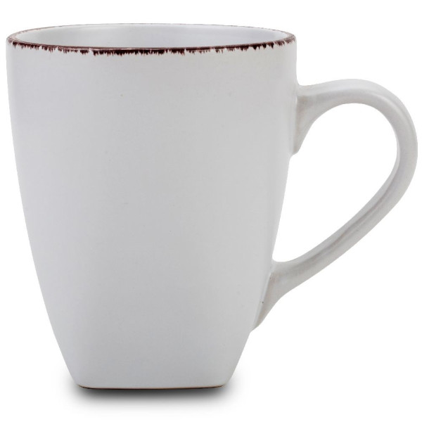 Kubek ceramiczny do picia kawy herbaty WHITE SUGAR 320 ml, 812678
