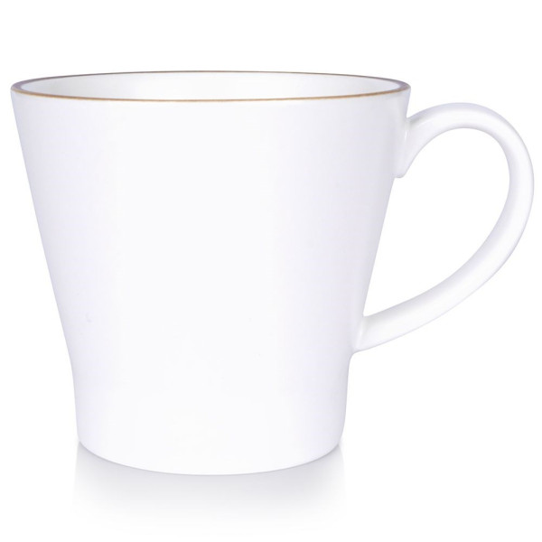 Kubek porcelanowy do kawy herbaty napojów biały 380 ml, 812701